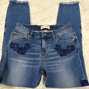 COPY - Band of gypsies embroider flower accents